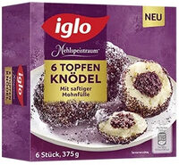 6 Topfenknödel mit saftiger Mohnfülle
