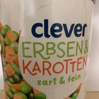 Erbsen und Karotten
