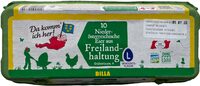 Eier aus Freilandhaltung (10 Stück)