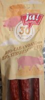 Bio-Cabanossi vom Strohschwein