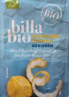 Zitronenschale gerieben