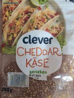 Cheddar Käse gerieben