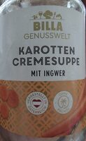 Karotten Cremesuppe mit Ingwer