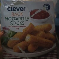 Back Mozzarella Sticks mit Tomaten Paprika Dip