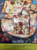Pizza fior di latte mozzarella cherry tomato & basil