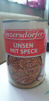 Linsen mit Speck
