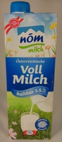 Österreichische Vollmilch, haltbar 3,5% Fett