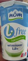 Laktosefreies fettarmes Joghurt mit 1,8% Fett, aus pasteurisierter Milch