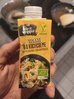 Vegane Bio Kochcreme auf Pflanzenöl- und Haferbasis