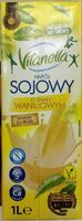 Napój sojowy UHT o smaku waniliowym wzbogacony w wapń i witaminy E, B, B12.