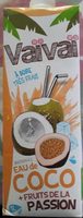 Eau de coco + fruits de la passion