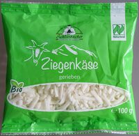 Ziegenkäse gerieben