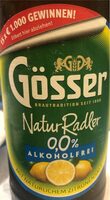 Gösser NaturRadler 0%