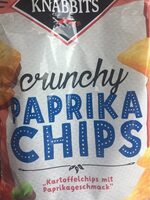 Crunchy paprika chips