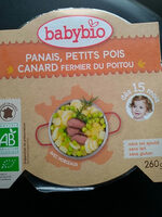Panais petit pois canard fermier du poitou