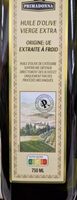 Huile d'olive cuerge extra primadonna