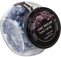 Violet natural hard candy