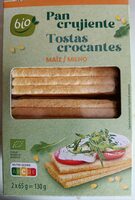 Tostas crocantes de Milho Bio 2x65g
