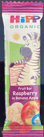 Fruit Bar Raspberry in Banana Apple