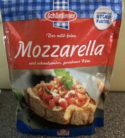 Mozarella gerieben