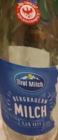 Bergbauern Milch