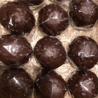 Chocolat noir fourré au praliné