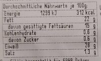 Milder Mozzarella in runden Scheiben