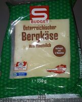 Bergkäse – zsíros kemény oasztrák sajt silómentes tejből