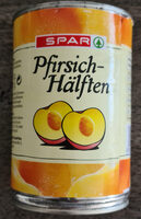 Pfirsich-Hälften