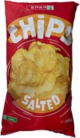 Chips gesalzen