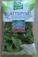 Blattspinat - Gewaschen - Essfertig