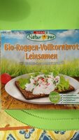 Bio Roggen-Vollkornbrot Leinsamen