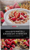 Erdbeer-Himbeer Knuspermüsli