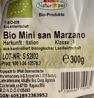 Mini San Marzano Tomaten