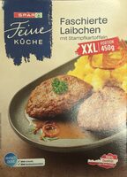 Faschierte Laibchen mit Stampfkartoffeln