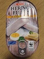 Heringsfilet in Eier Senf Sauce
