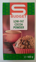Low-fat cocoa powder