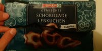 Gemischte Schokolade Lebkuchen