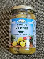 Bio Oliven grün entkernt