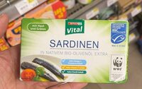 Sardinen mit Haut und Gräten