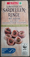 Kantabrische Sardellen-Ringe mit Kapern