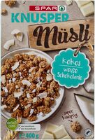 Knuspermüsli Kokos & weiße Schokolade