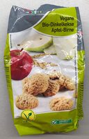 Vegane Bio-Dinekkekse Apfel-Birne