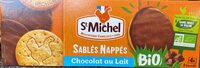 Sablés nappés chocolat au lait