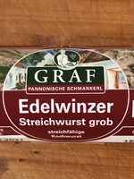 Edelwinzer Streichwurst grob