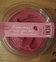 NENI am Tisch Hummus Rote Bete & Meerrettich 9120051670883 Kichererbsenaufstrich verfeinert mit Roter Bete und Meerrettich