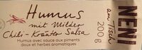 Humus (mit Chili-Kräuter Salsa)
