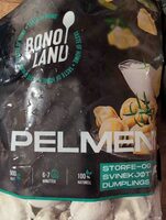 Pelmeni storfe- og svinekjøtt dumplings