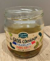 Le gros cornichon français aigre doux