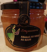 Ananas au sirop au rhum